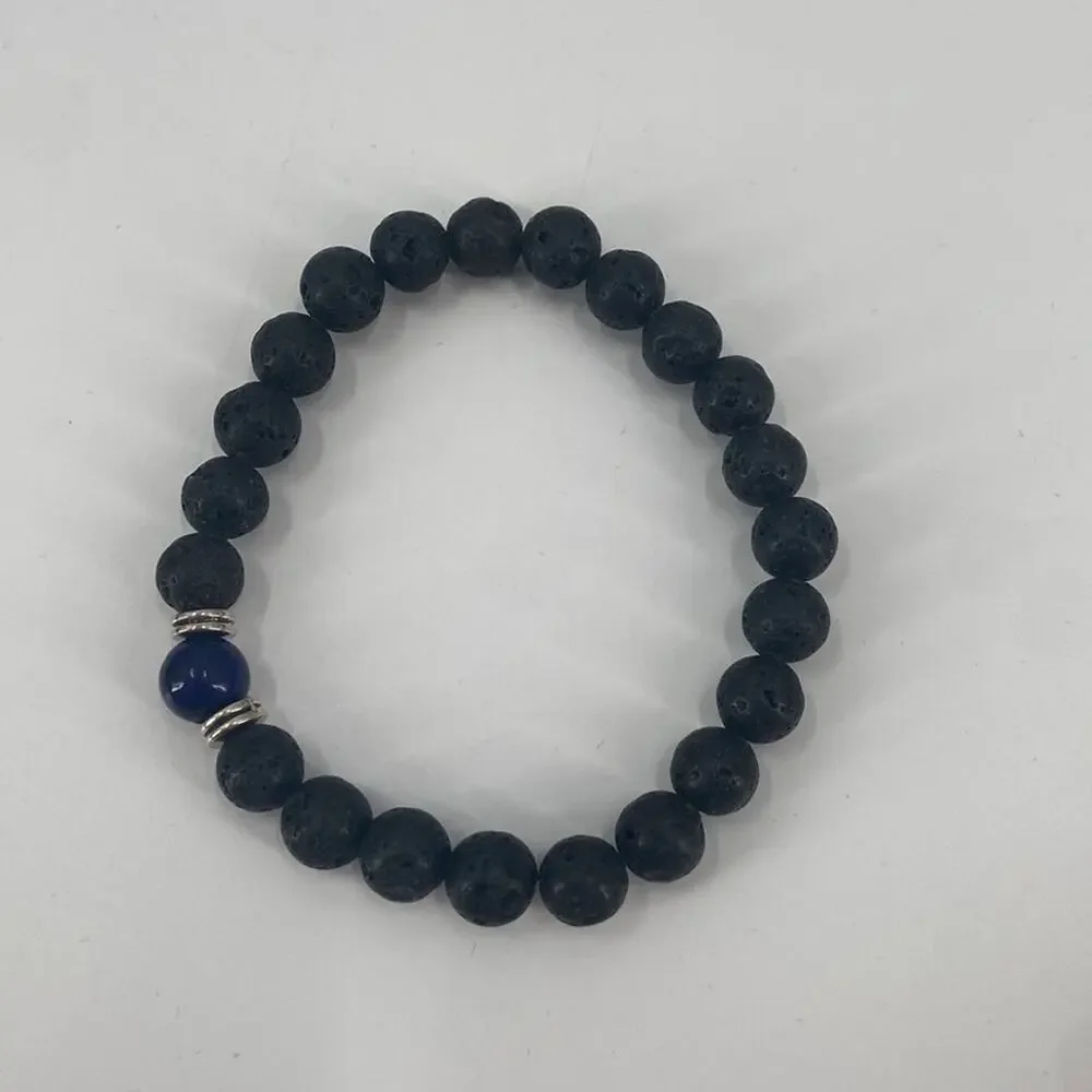 Handmade pumice stone bracelet